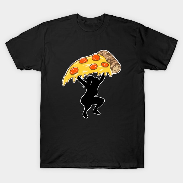 Pizza and Fitness T-Shirt by TimAddisonArt